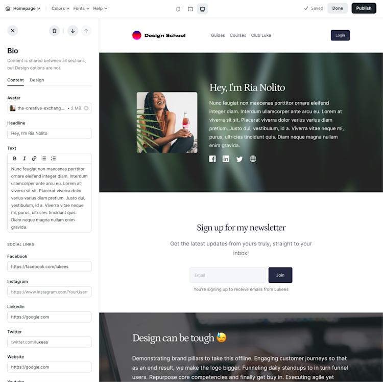 Squarespace Alternatives Image 2