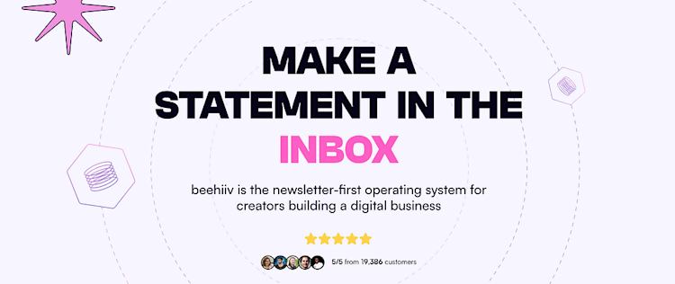 Beehiiv home page