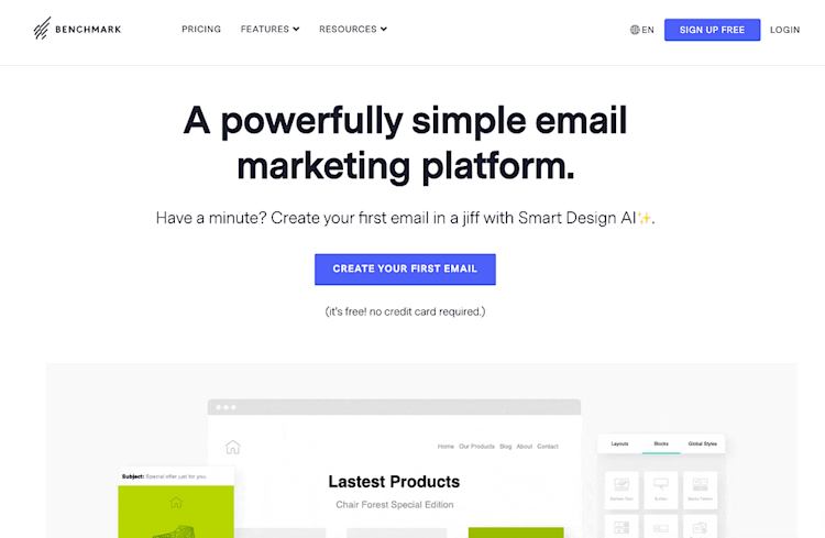 Benchmark home page