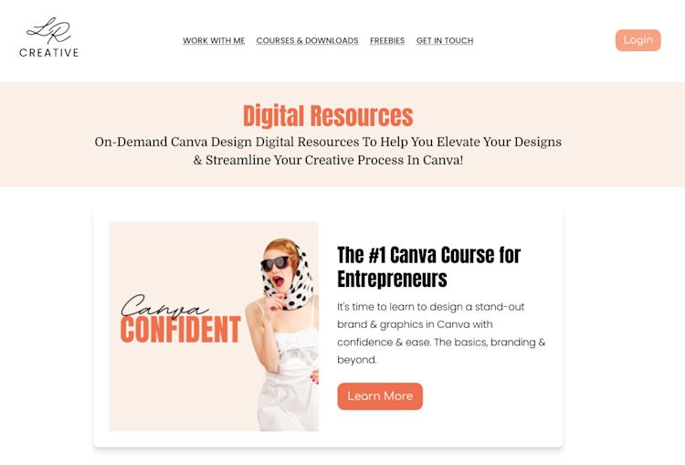 LR creative example course