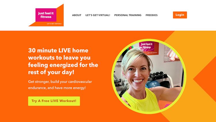 Online business idea fitness courses