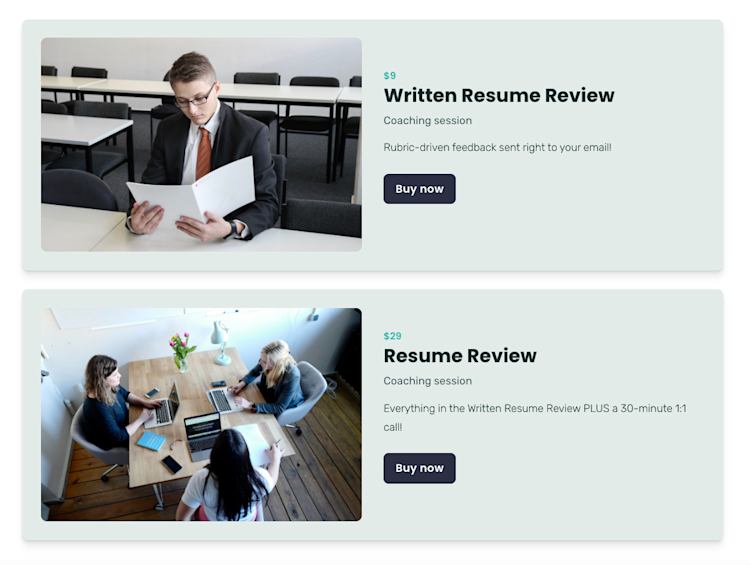 Online business idea feedback and review sessions