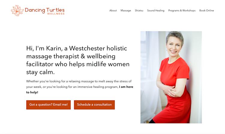 Karin Elias massage therapist wellbeing programs