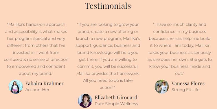 Testimonials